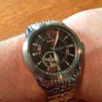 On my wrist.